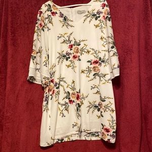 Casual Flower Dress Size XXL